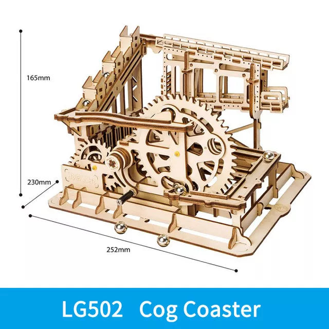 3D Wooden Model Building Block Kit