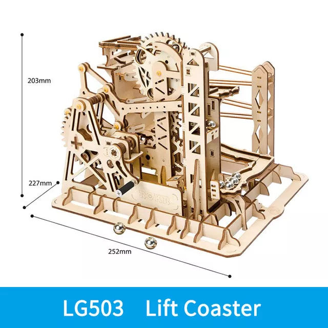 3D Wooden Model Building Block Kit