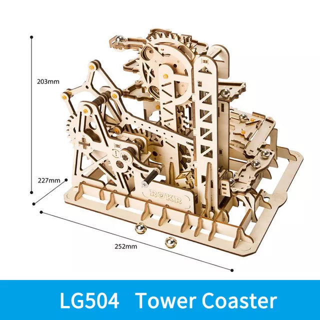 3D Wooden Model Building Block Kit
