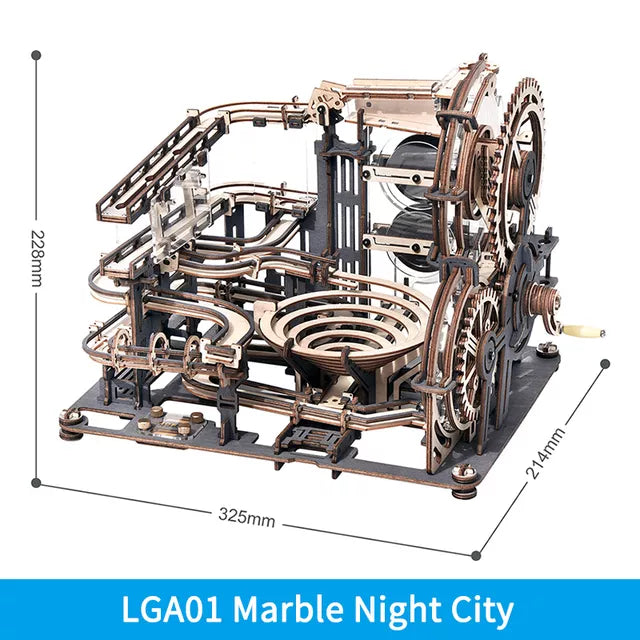 3D Wooden Model Building Block Kit