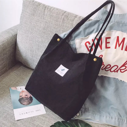 Corduroy Tote Bag