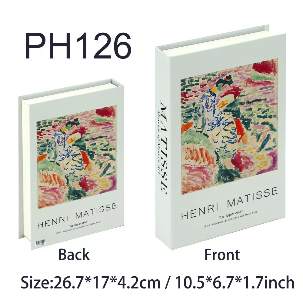 Faux Abstract Decor Book