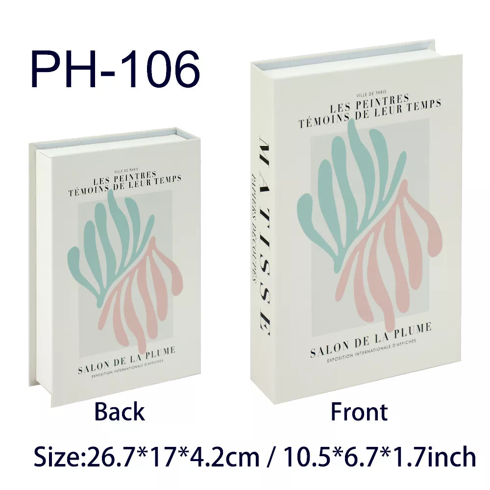 Faux Abstract Decor Book