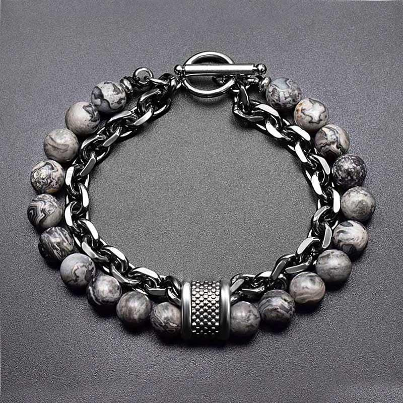 Stone Beaded Bracelet