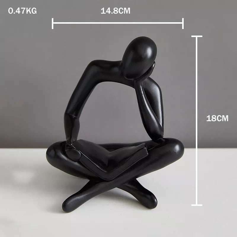 Nordic Abstract Thinker Sculpture