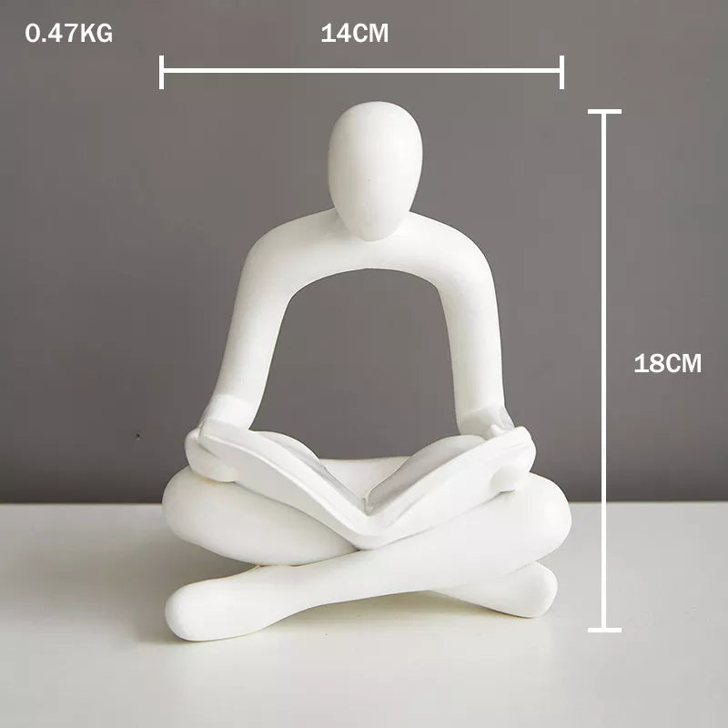 Nordic Abstract Thinker Sculpture