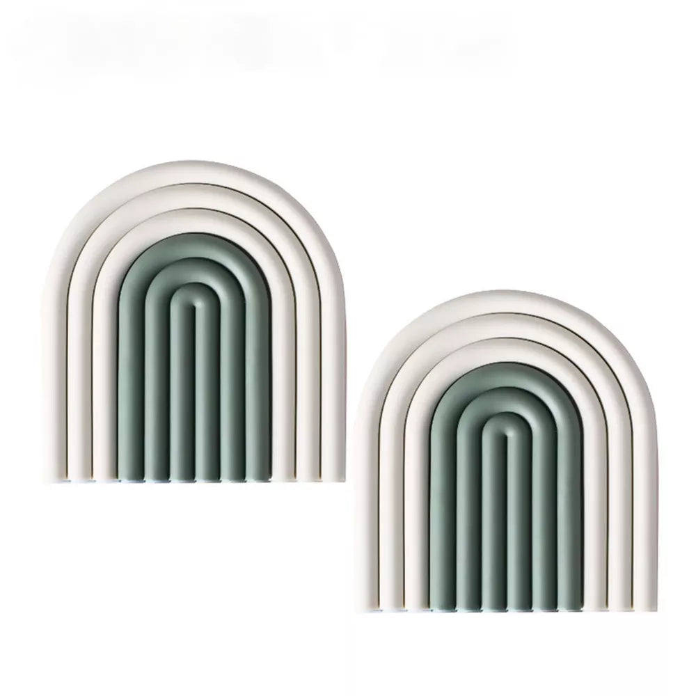 Nordic Style Silicone Rainbow Coasters