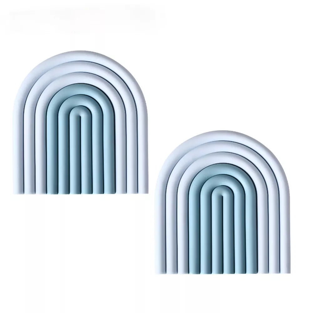 Nordic Style Silicone Rainbow Coasters