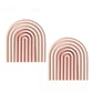Nordic Style Silicone Rainbow Coasters