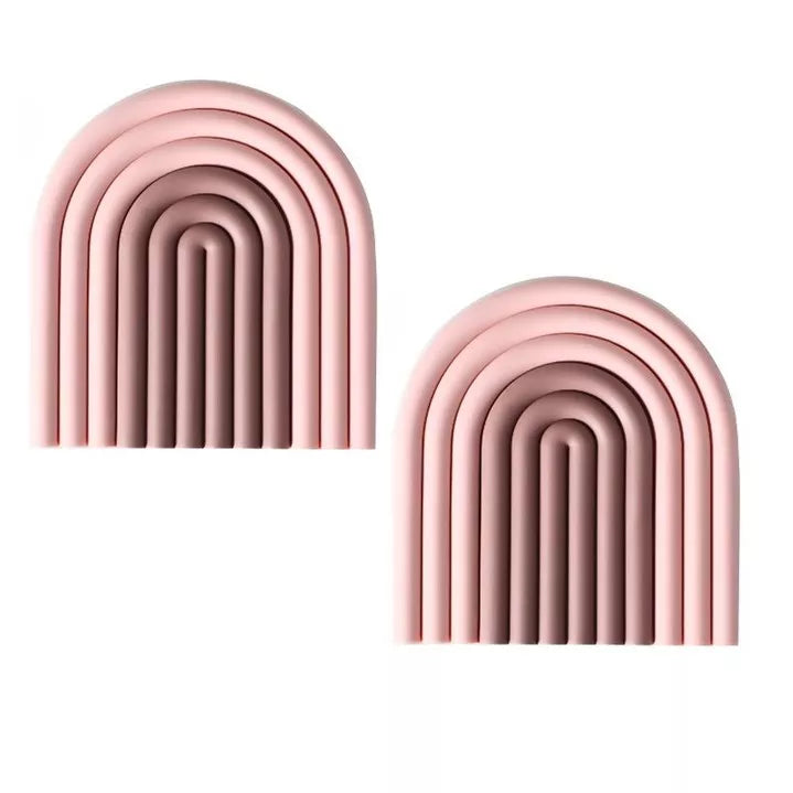 Nordic Style Silicone Rainbow Coasters