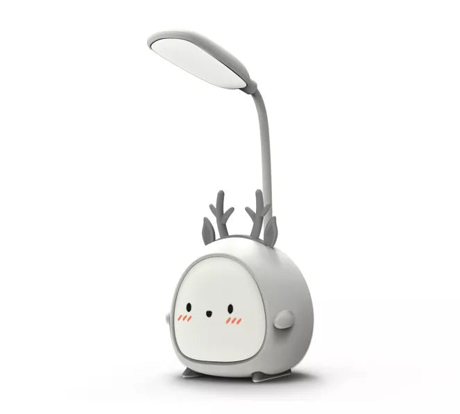 Portable LED Desk Lamp Foldable Light Cute Cartoon Desk Lamp USB Recharge LED Reading Light Eye Protective Colorful Night light