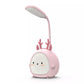 Portable LED Desk Lamp Foldable Light Cute Cartoon Desk Lamp USB Recharge LED Reading Light Eye Protective Colorful Night light
