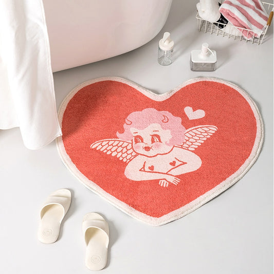 Heart Bath Rug