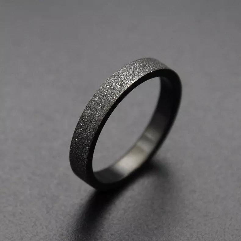 Black Stainless Steel Ring
