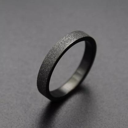 Black Stainless Steel Ring