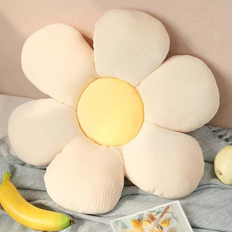 Stuffed Petal Flower Cushion Decor Pillow