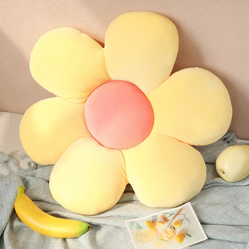 Stuffed Petal Flower Cushion Decor Pillow