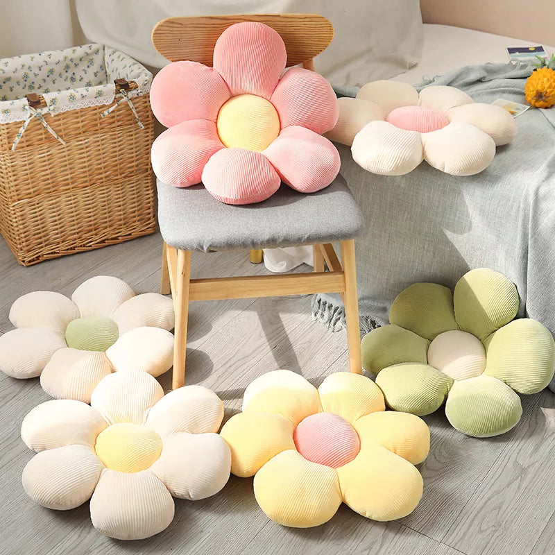Stuffed Petal Flower Cushion Decor Pillow