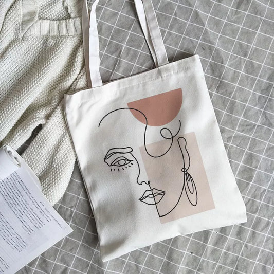 Abstract Art Canvas Tote Bags