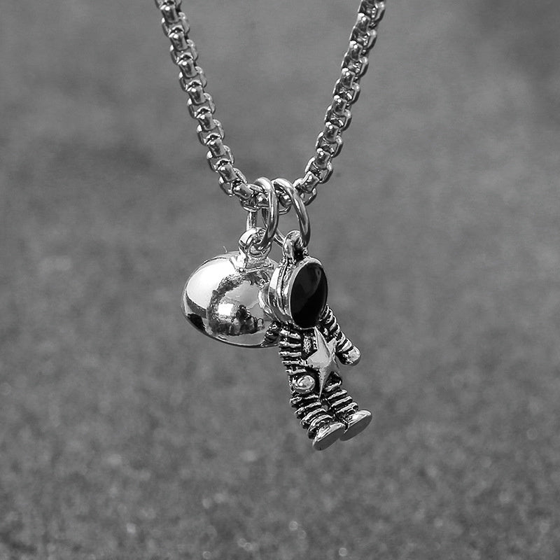 Astronaut Magnetic Couple/Friendship Necklace