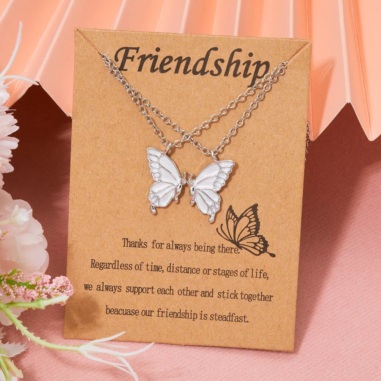 Friendship Butterfly Necklace