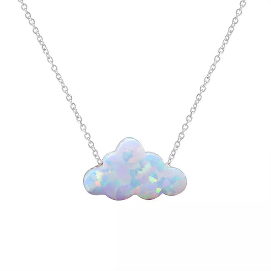 Cloud Shape Acrylic Necklace