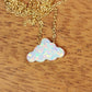 Cloud Shape Acrylic Necklace